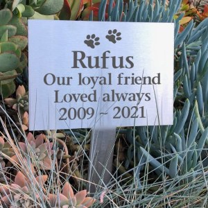 Pet Garden Stake TS Memorial PGSM1