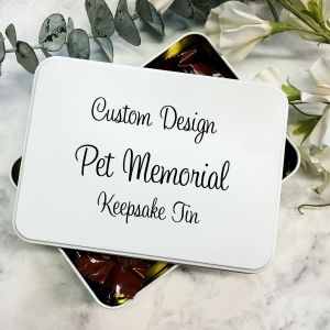 Pet Memorial Keepsake Tin – Custom Design CVG17
