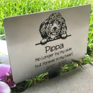 Memorial Garden Plaque – Dog Breed CVG10